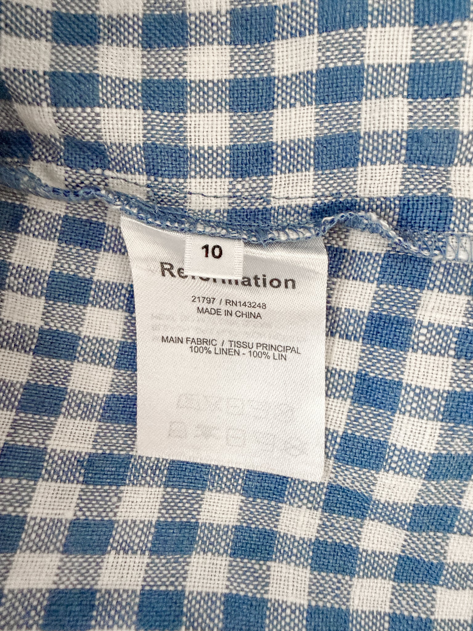 REFORMATION - SIZE 10